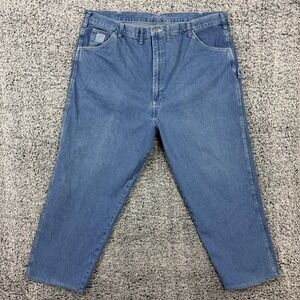 Vintage Pointer Jeans Mens 44x30 Blue Denim Relaxed Fit Carpenter Work USA
